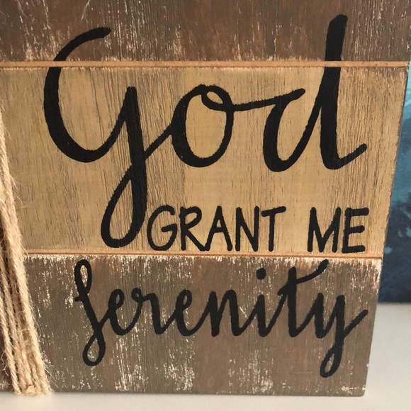 God grant me serenity wall plaque. 9.5 by 12 inches - Picture 6 of 6